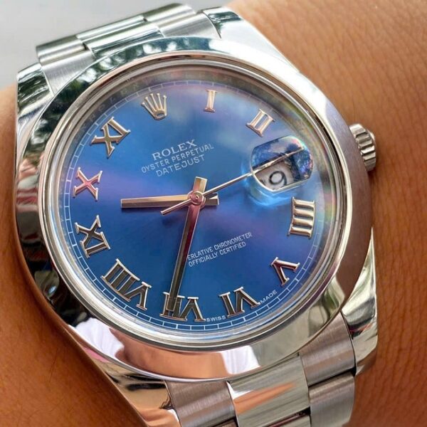[Superclone] Rolex Datejust 41mm Bright Blue Dial Oyster 126300