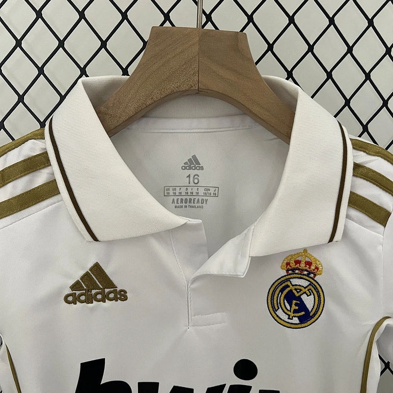 Retro Kids 2011-12 Kids Real Madrid home RONALDO Football jersey retro