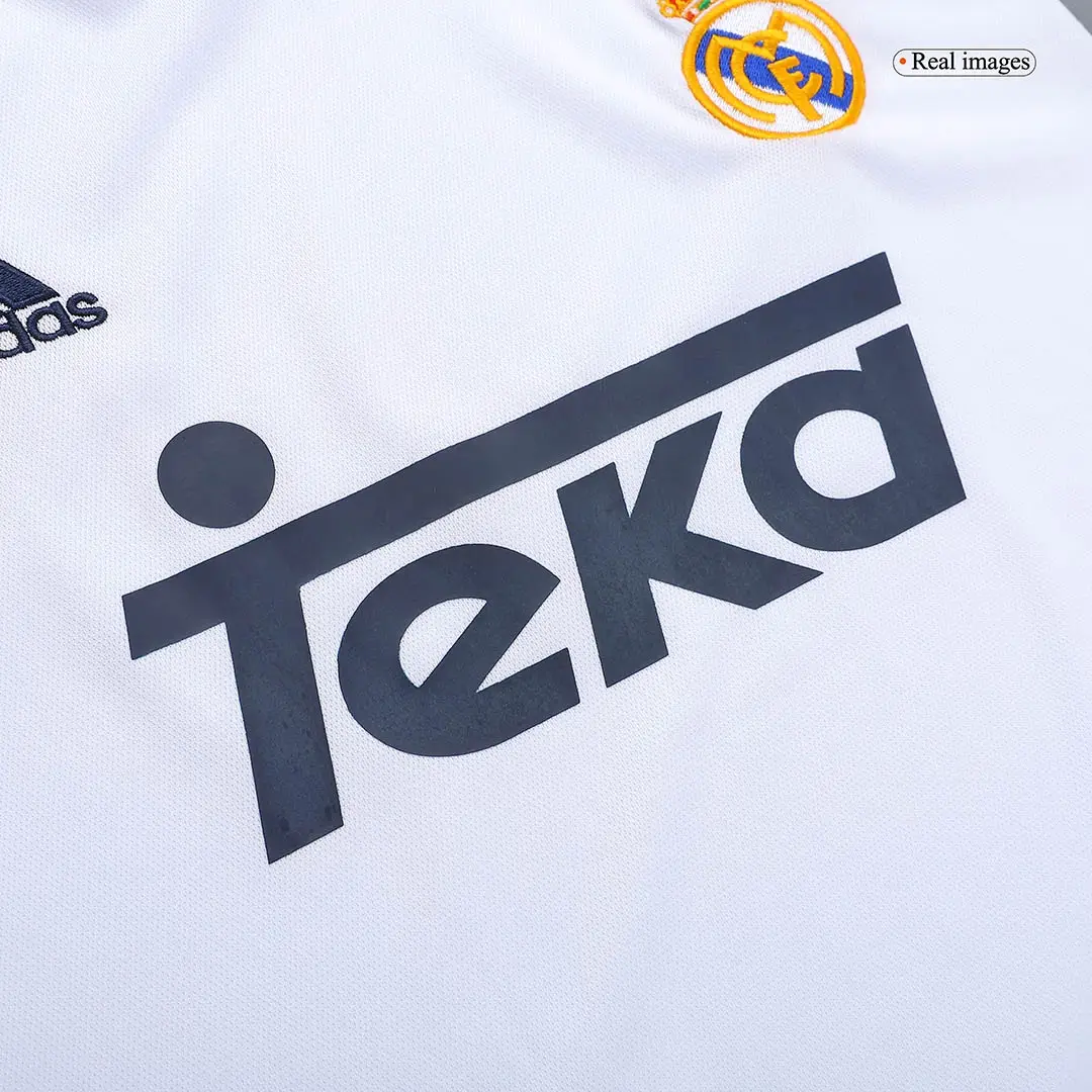 Figo #10 Real Madrid 2000/01 Home Retro Football Jersey