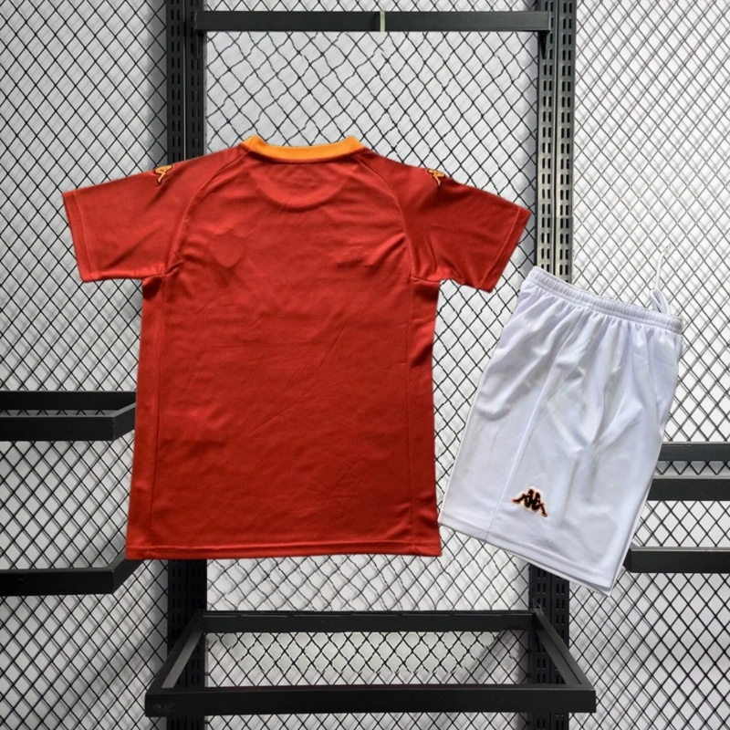 Retro KIDS 2000-01 KIDS AS Roma Home Football jersey retro
