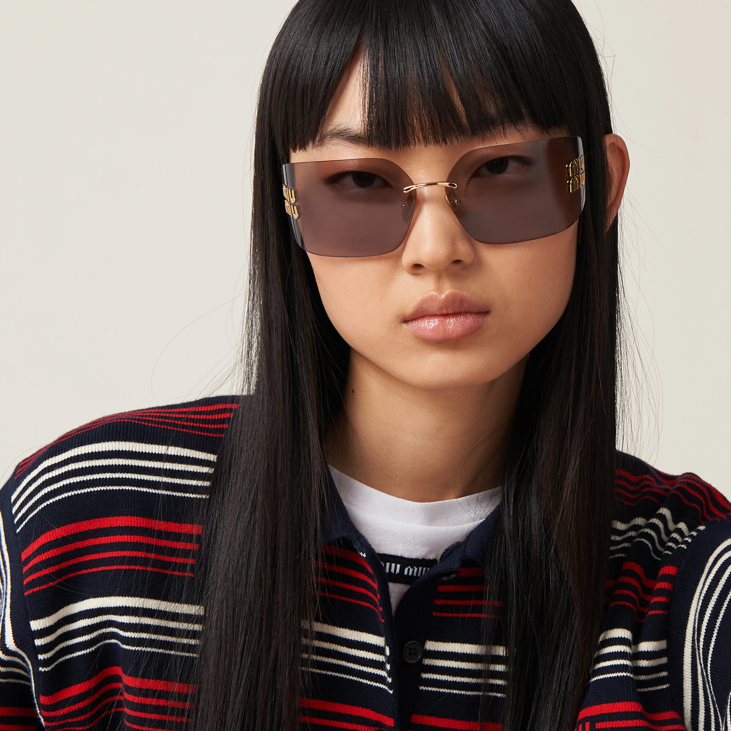 Miu Miu SMU54Y_E5AK_FE06I_C_080 Aube Sunglasses Mauve Lenses