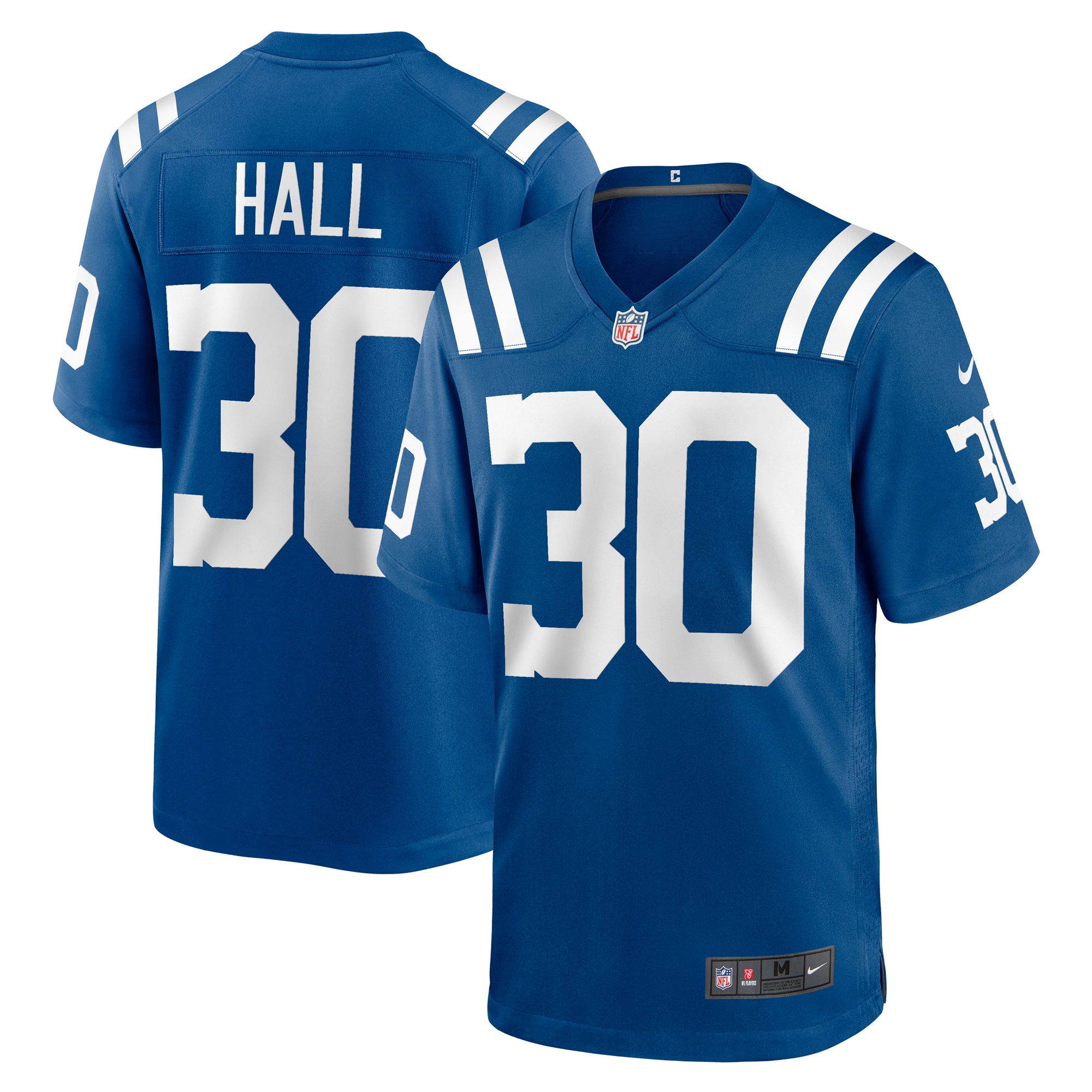 Darren Hall Indianapolis Colts Nike Team Game Jersey -  Royal