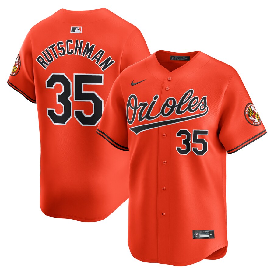 Adley Rutschman Baltimore Orioles Alternate Limited Player Jersey  Orange