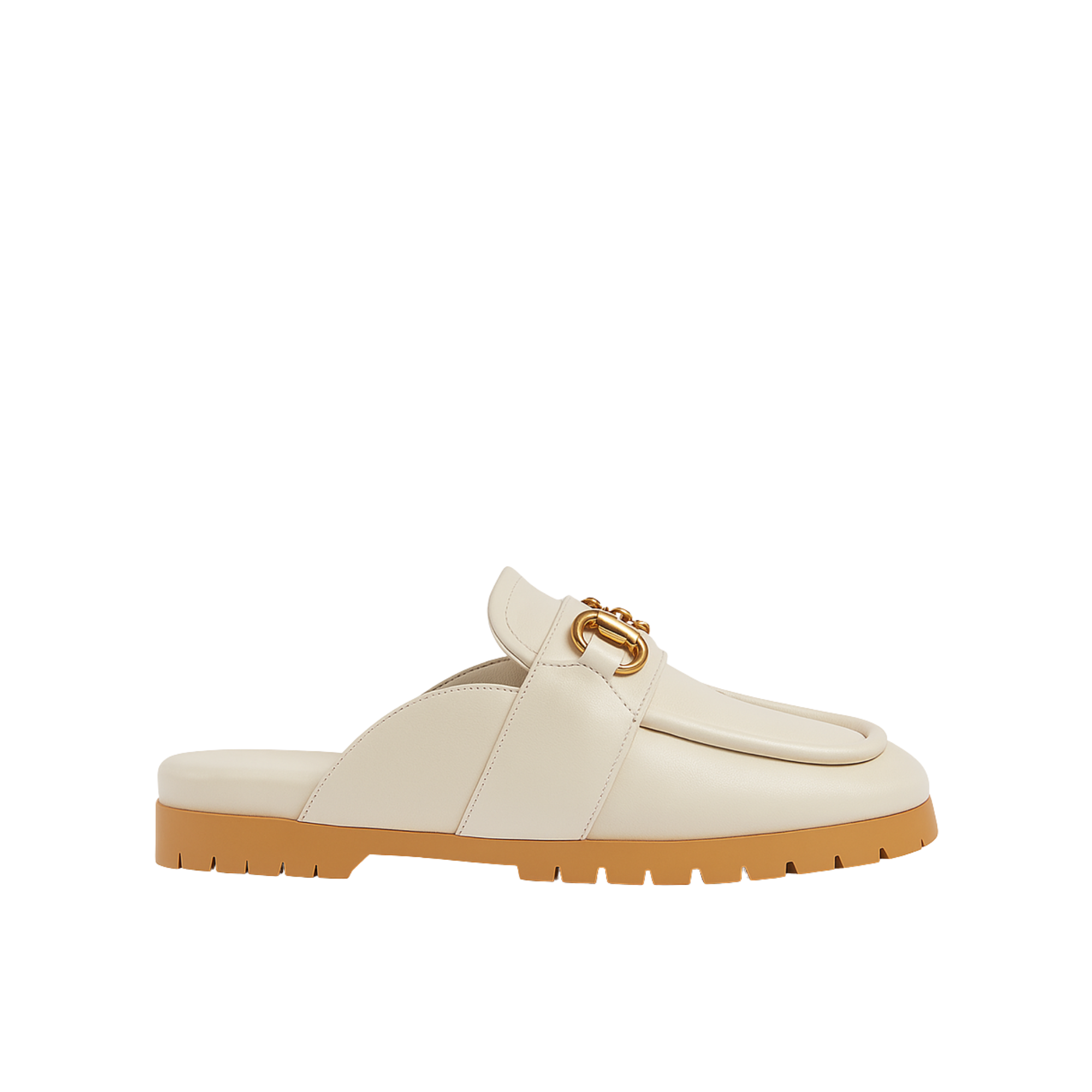 Gucci Women’S Mule With Horsebit White 771096 Aacai 9522