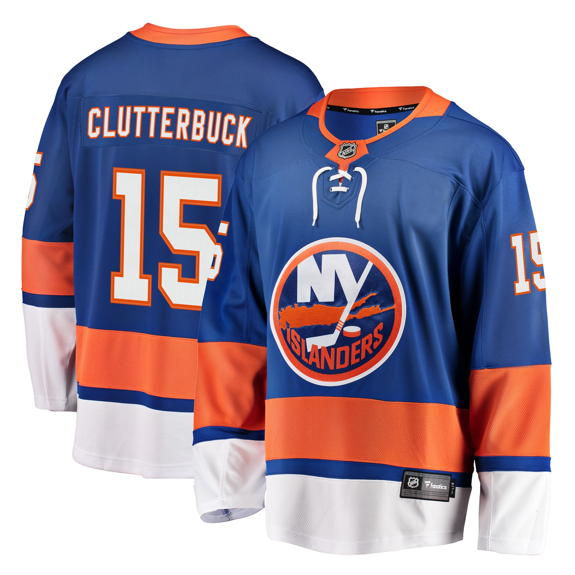 Cal Clutterbuck New York Islanders Fanatics Breakaway Player Jersey – Royal