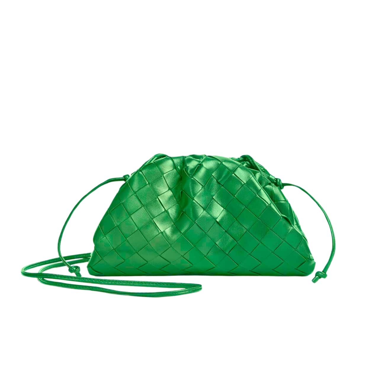 Bottega Veneta Pouch Green 20Cm