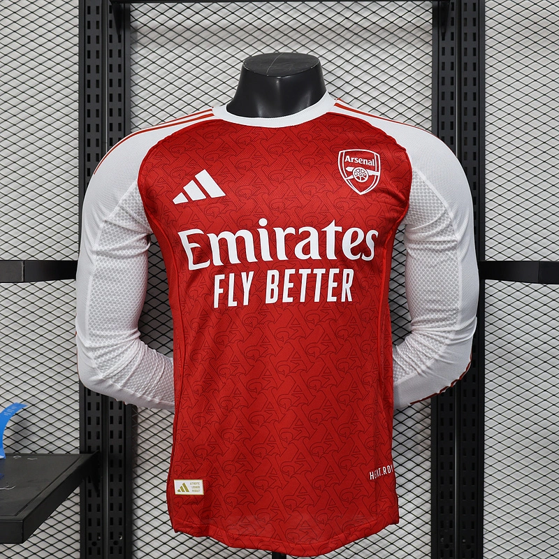 Player 2025-26 Arsenal Home Long Sleeve Football jersey