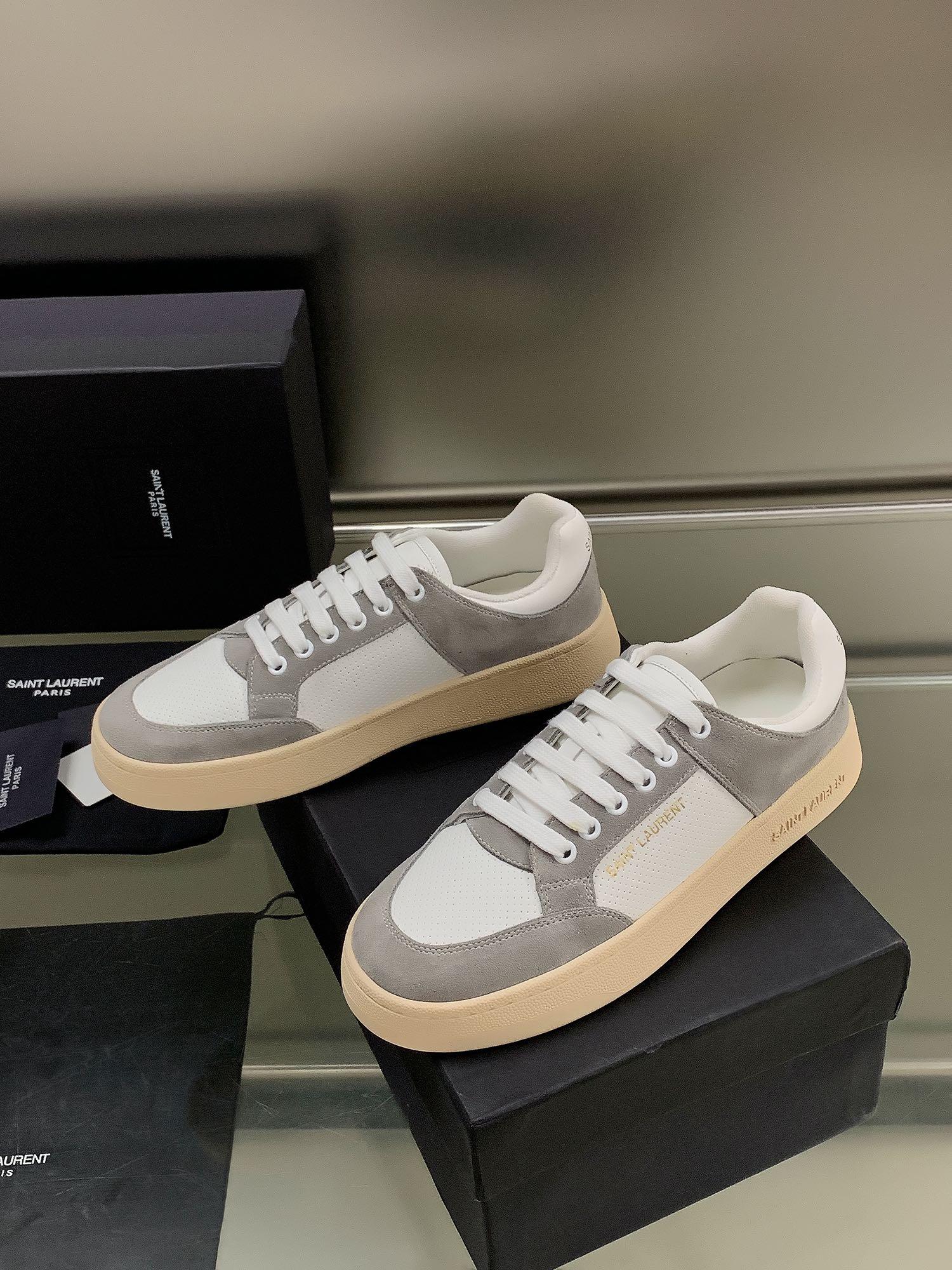 YSL SL/61 SNEAKERS IN PERFORATED LEATHER