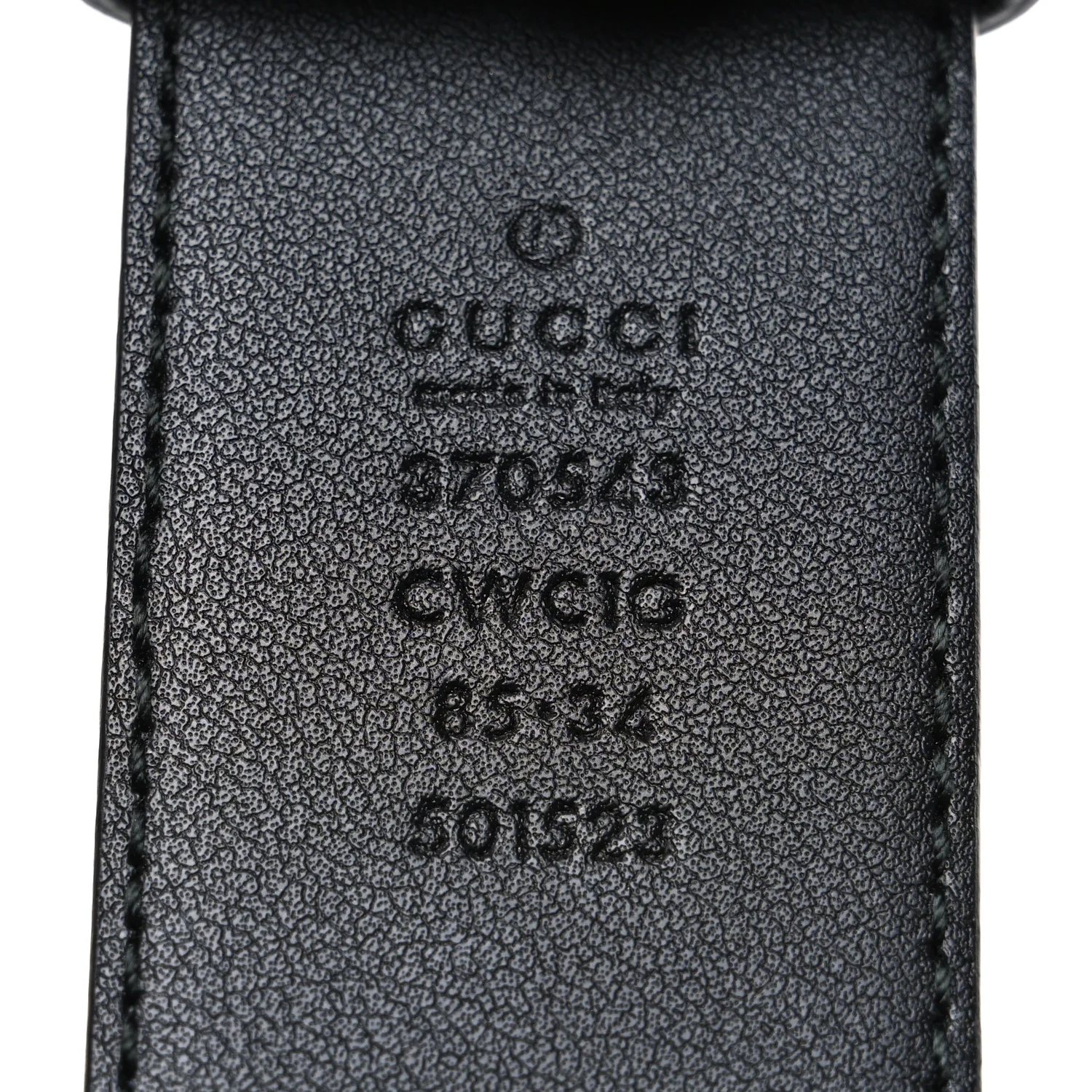 Calfskin Interlocking G 37mm Belt 85 34 Black