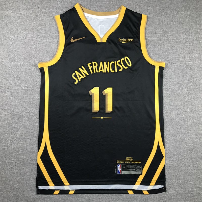 Men's Jersey 2024 Season Warriors #11 Black City Edition THOMPSON
