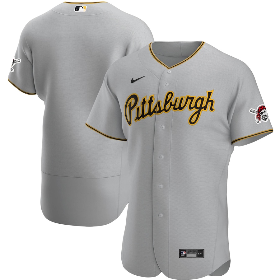 Pittsburgh Pirates Road Team Jersey Gray