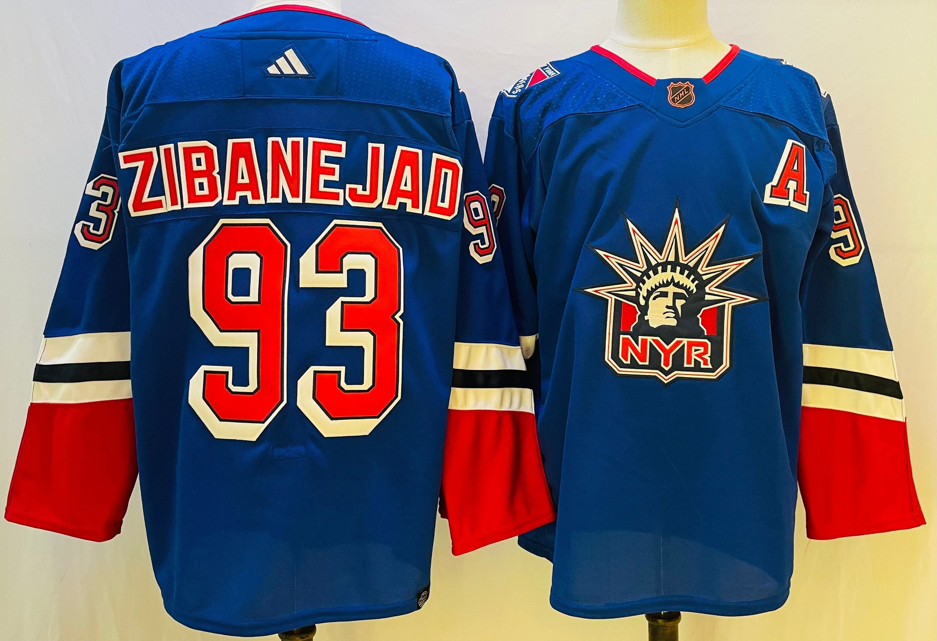 NHL New York Rangers  ZIBANEJAD # 93 Jersey