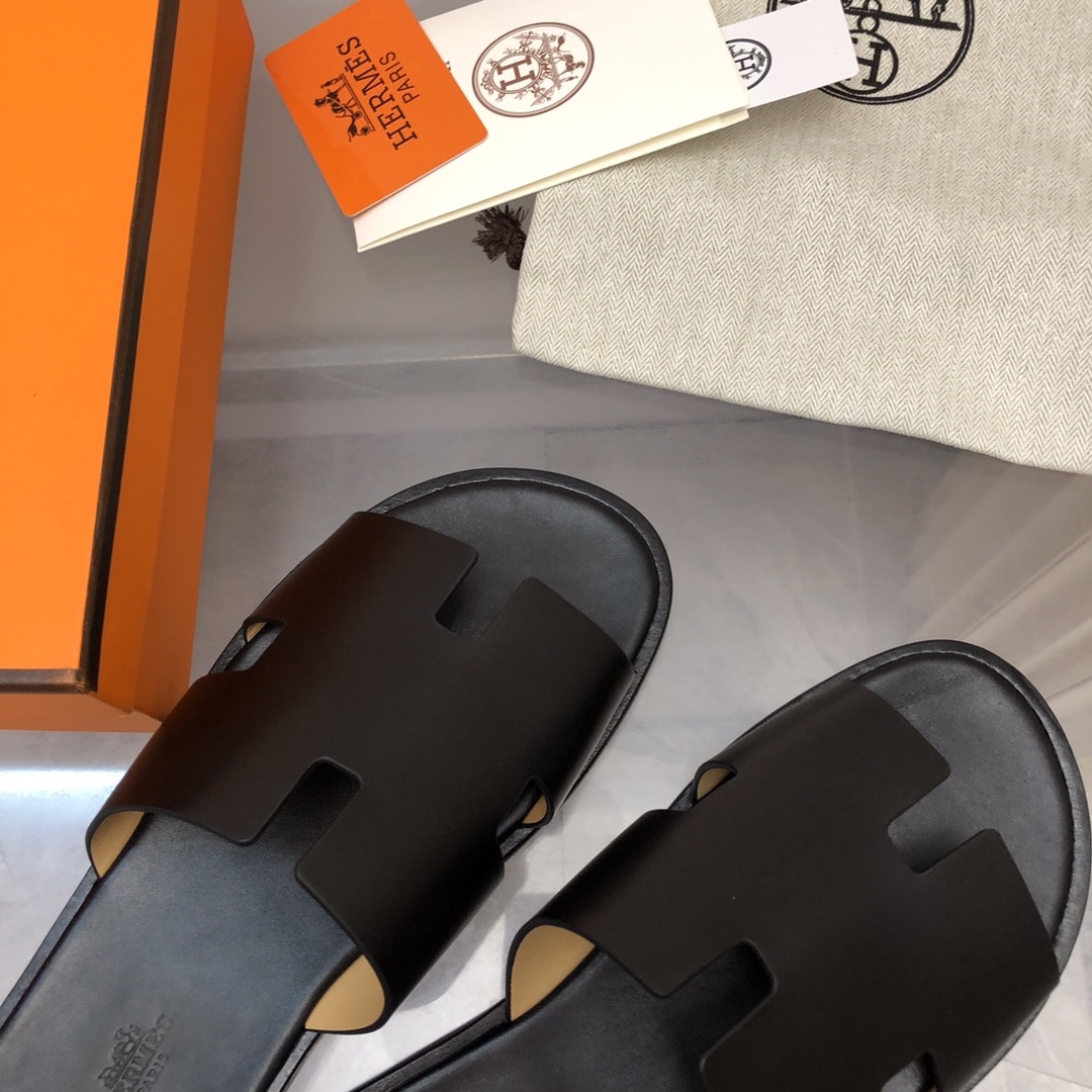 Hermes Izmir Sandal Black H041141Zh01390