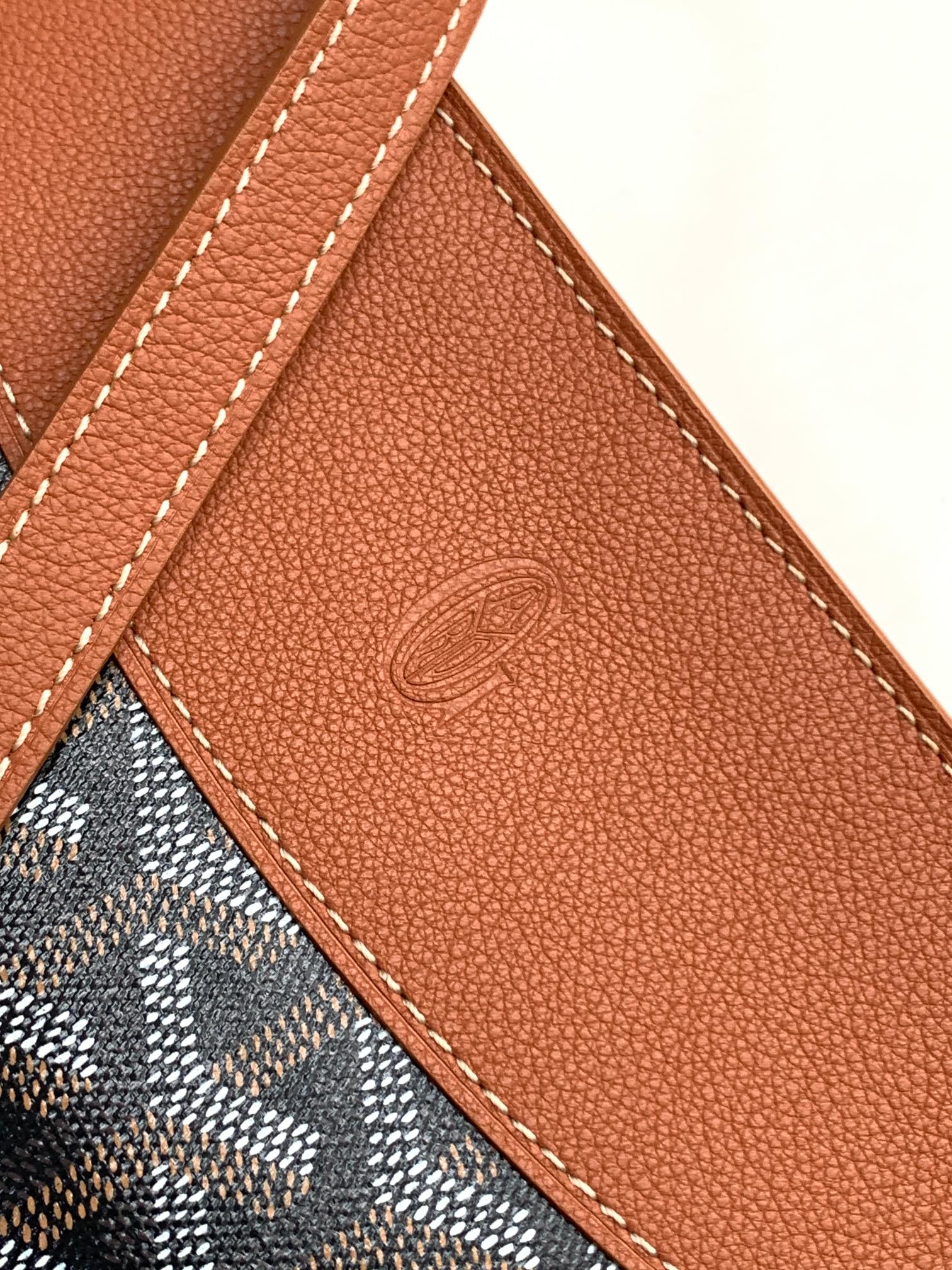 Goyard Hirondelle Bag – Bagistry Closet 25cm Black & Tan