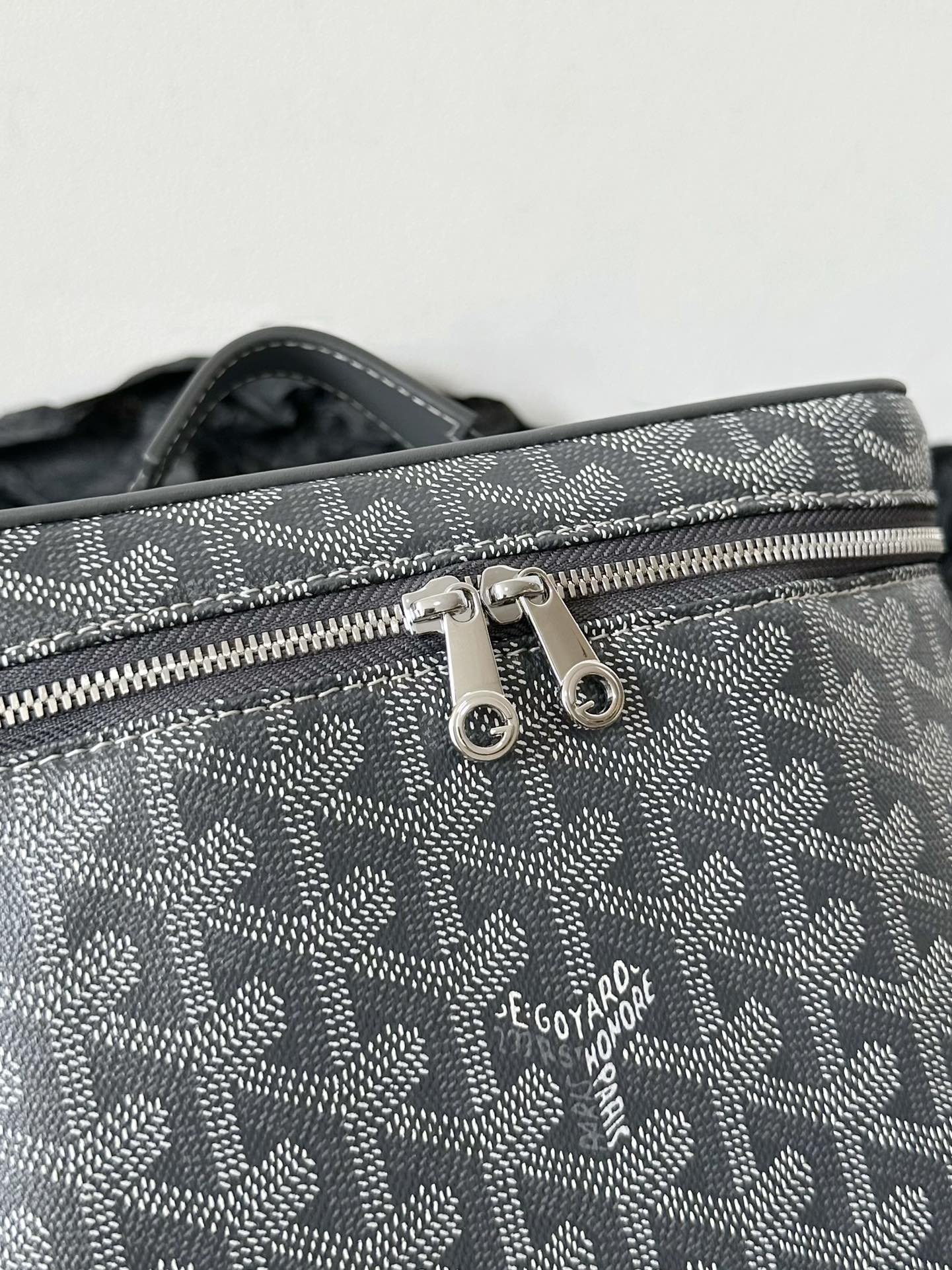 Goyard Goya Makeup Box Bag 20Cm Grey Canvas