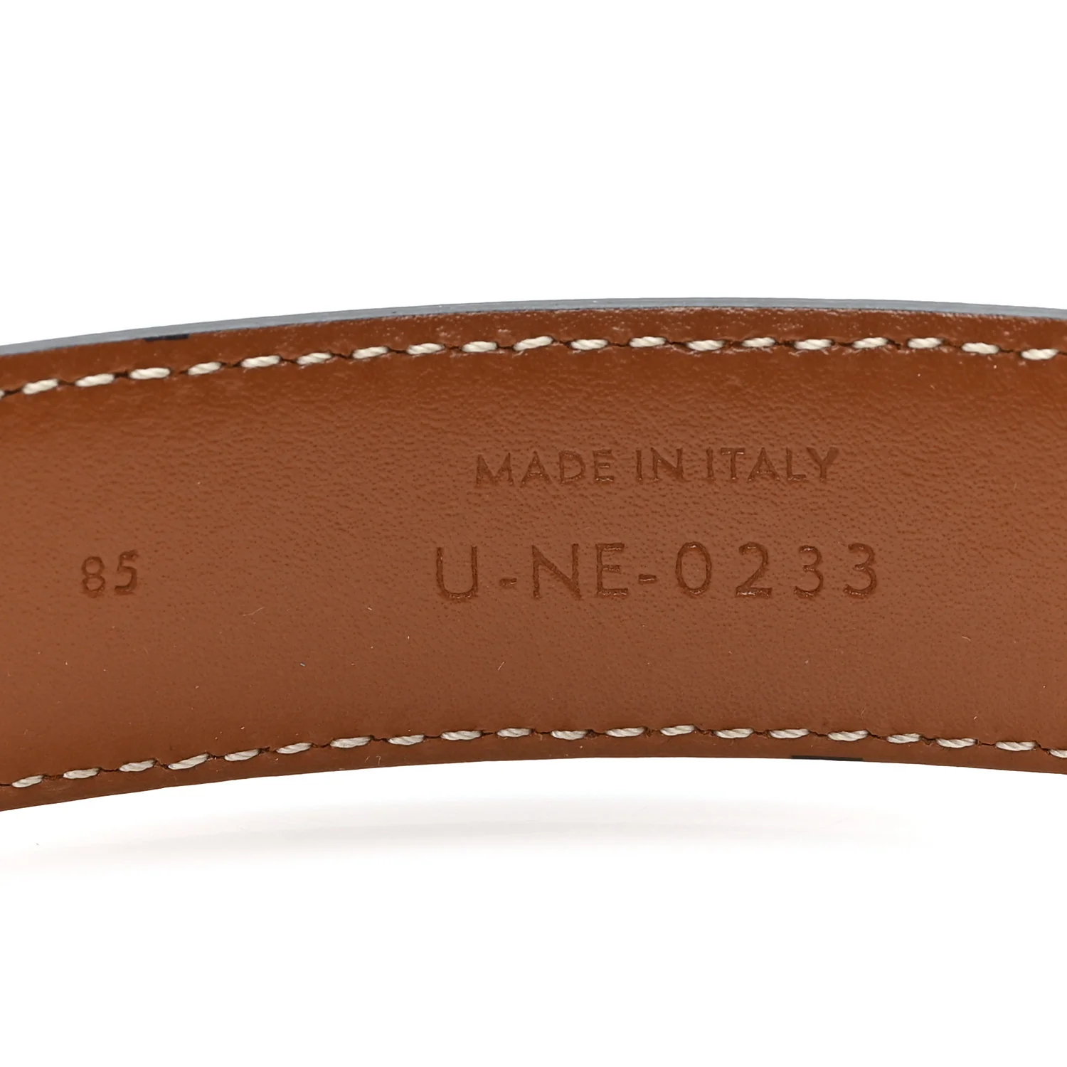 Natural Calfskin Medium 25mm Triomphe Belt 85 34 Tan
