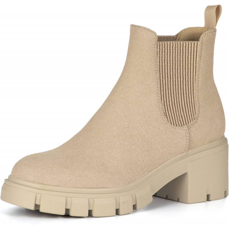 Women's Chelsea Boots Fashion Lug Sole