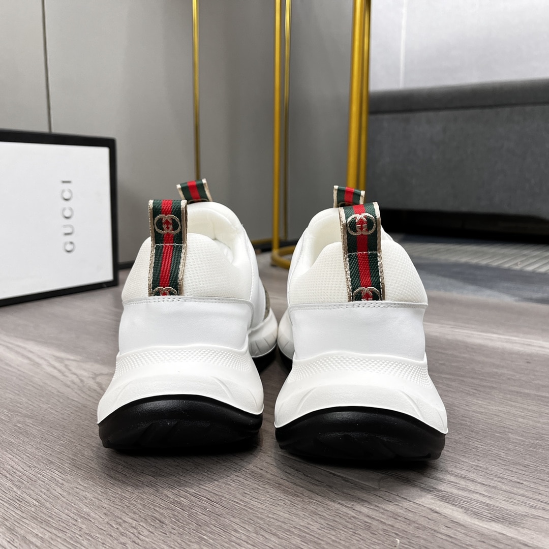 Gucci Sneaker Gg Canvas Beige White