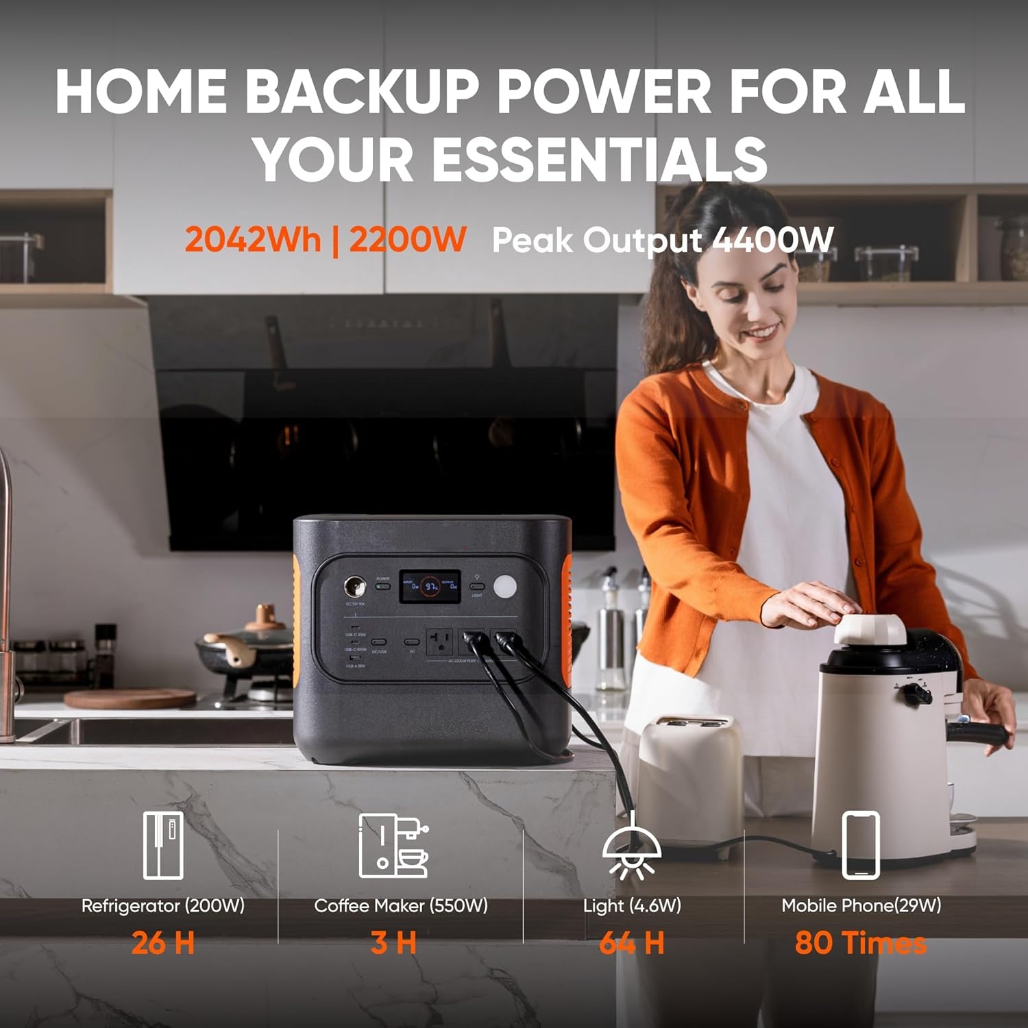 🔥Spring Fresh Sale 🎁2000 v2 Portable Power Station