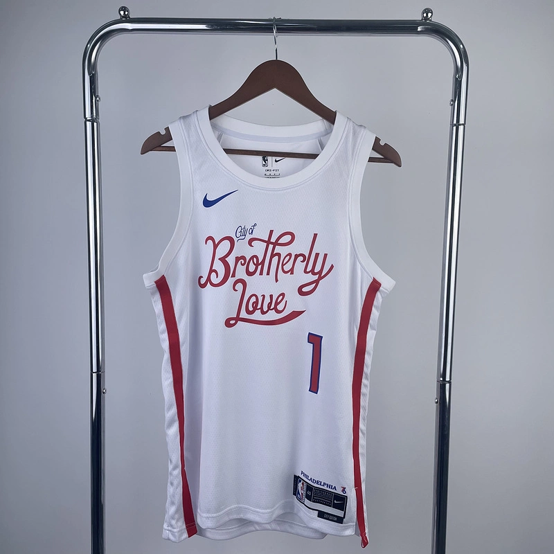 2023 NBA Philadelphia 76ers 1 HARDEN Basketball Jersey