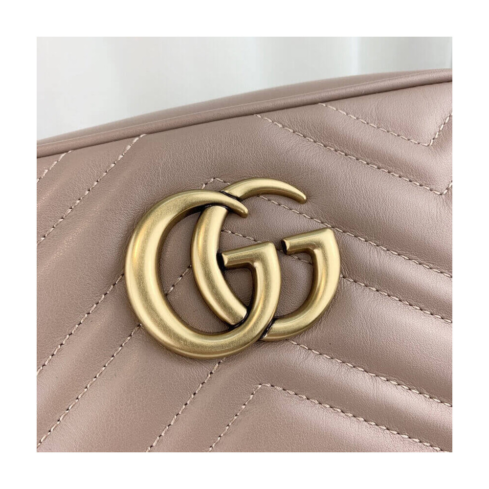 Gucci GG Marmont Small Shoulder Bag Dusty Pink