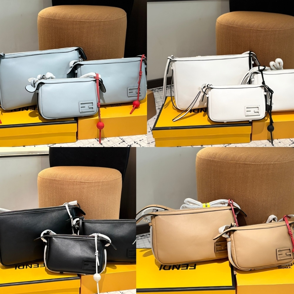 Fendi Simply Fendi Mini Bag Black 23Cm
