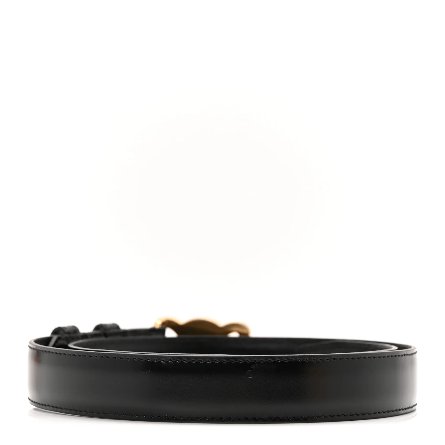Box Calfskin Medium 25mm Triomphe Belt 75 Black