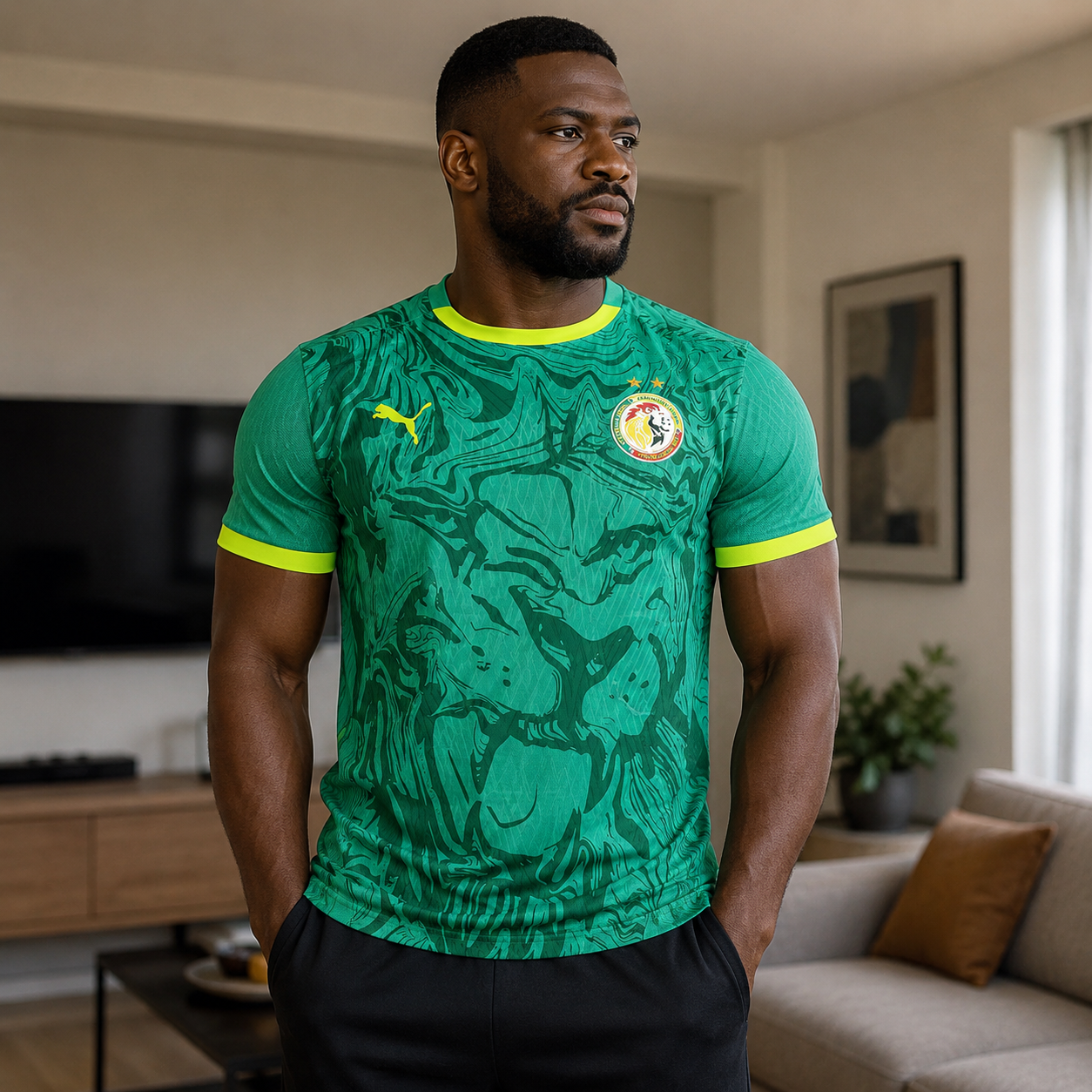 World Cup 2026 Senegal Team Home Football Jersey Player Version - JerseyFun