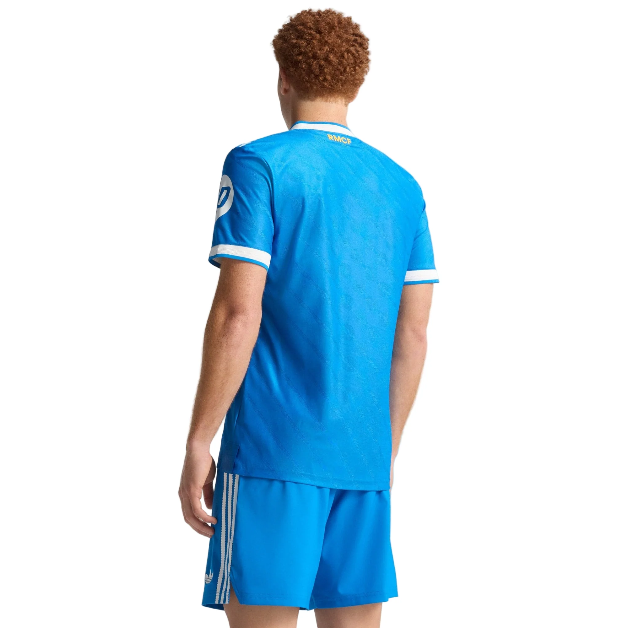 adidas Men's Mbappe  Real Madrid 25/26 Authentic Third Jersey w/ Champions League Patches (Blue)