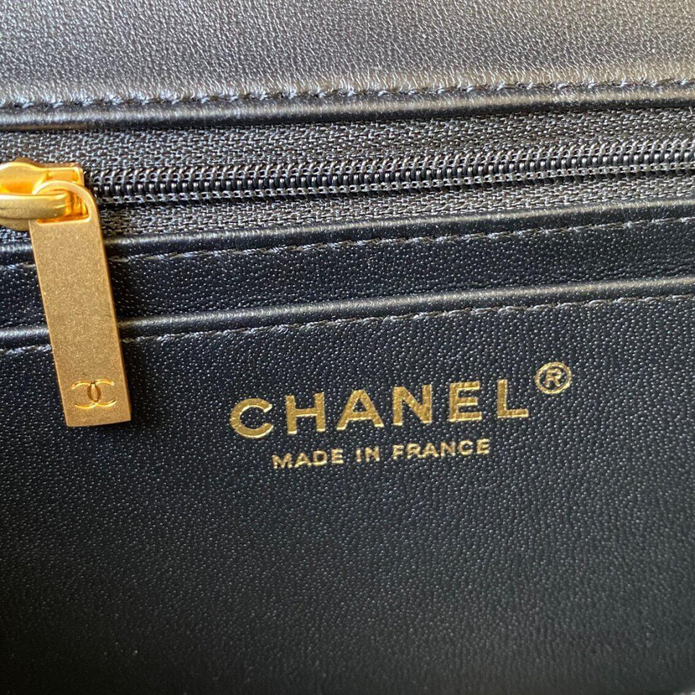 Chanel Mini Flap Bag With Top Handle