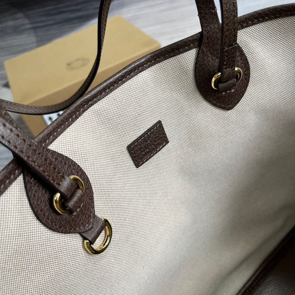 Gucci Ophidia GG Supreme Shoulder Tote Beige/Ebony 38.5cm/15.2in