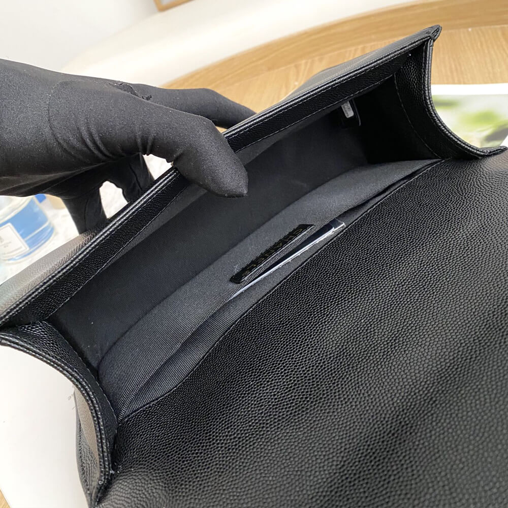 Chanel Le Boy Bag 25cm Black Caviar Leather