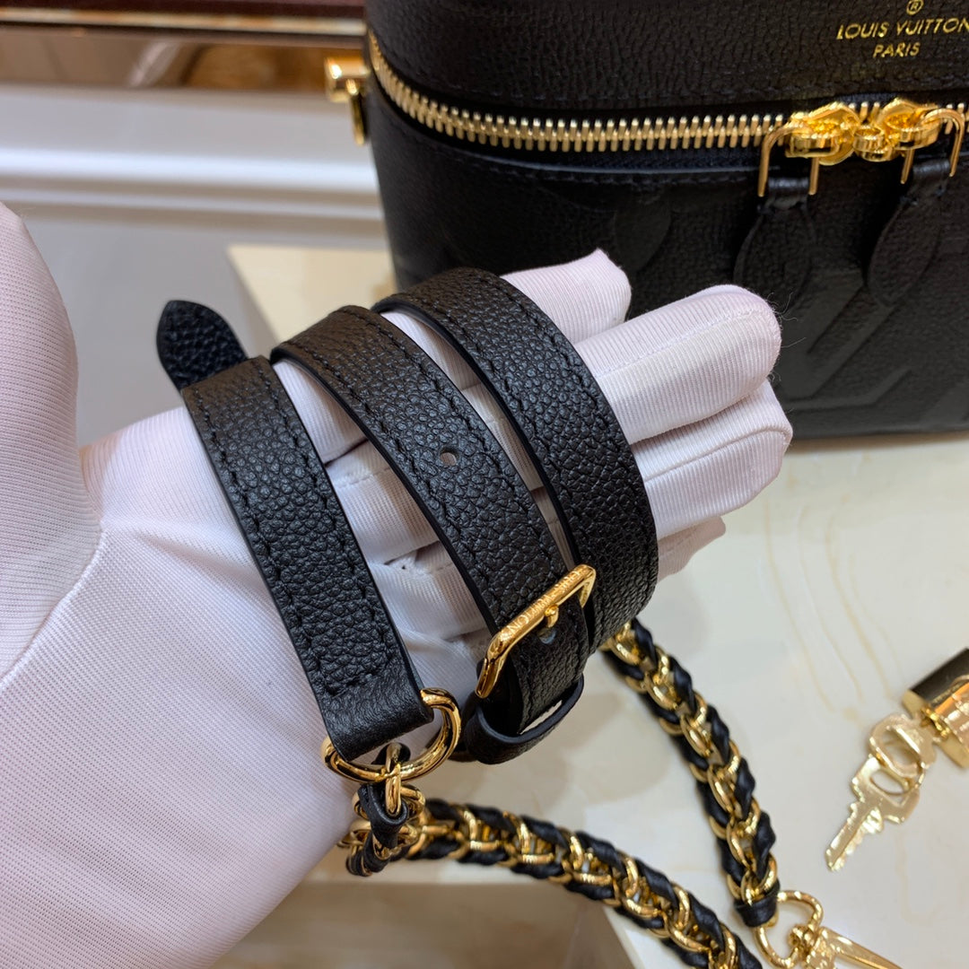 Louis Vuitton Vanity Pm Black 19cm/7.5in