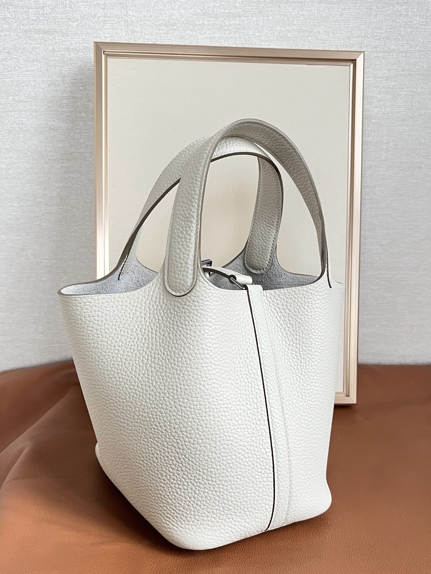 Hermes Picotin Lock 18Cm White