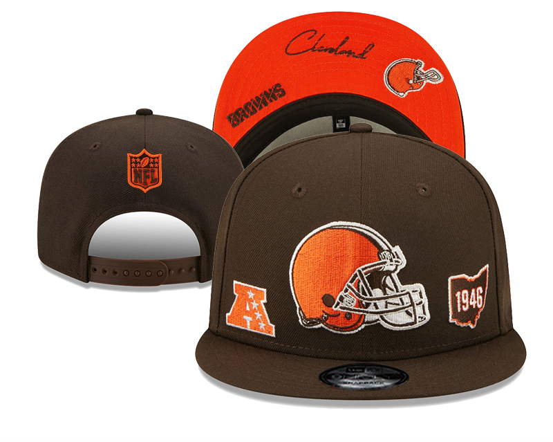Cleveland Browns Adjustable brown cap-1946