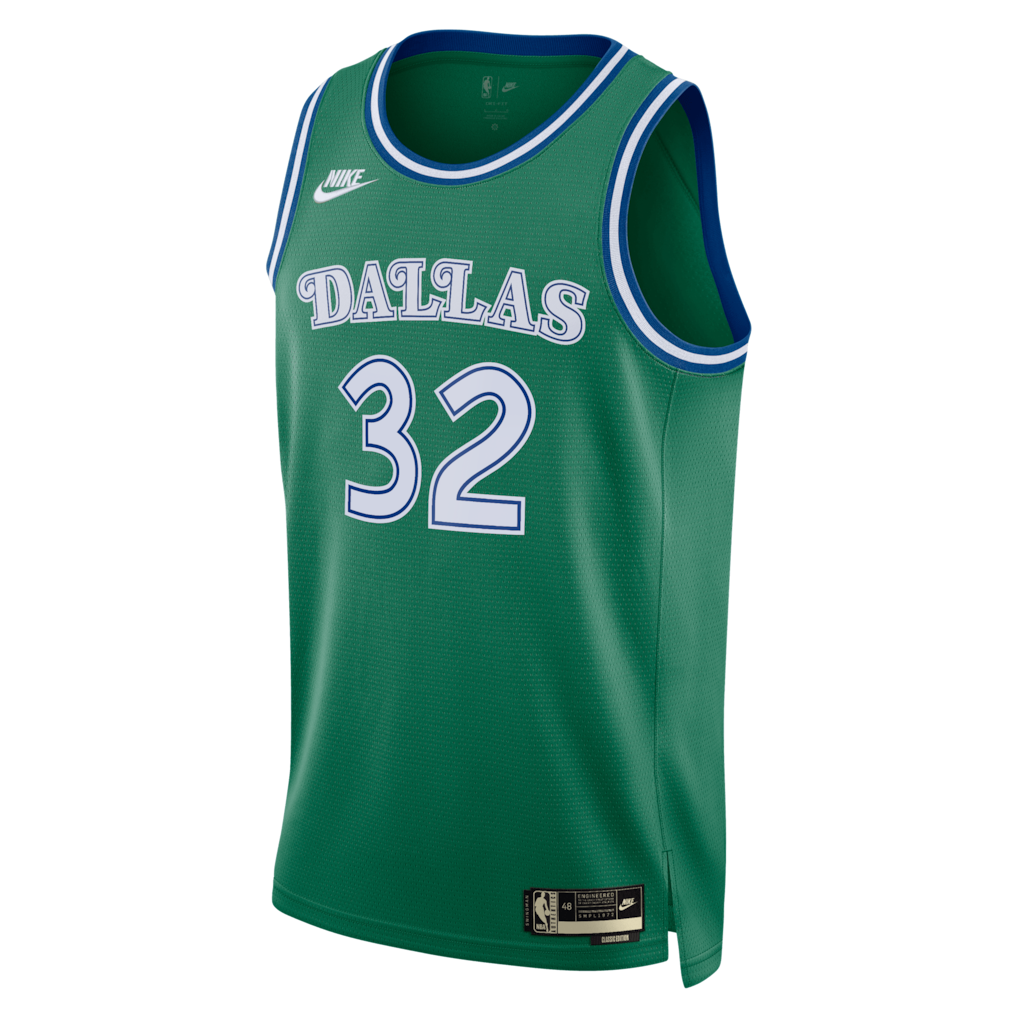 Unisex Dallas Mavericks Cooper Flagg Nike Green Swingman Jersey - Classic Edition