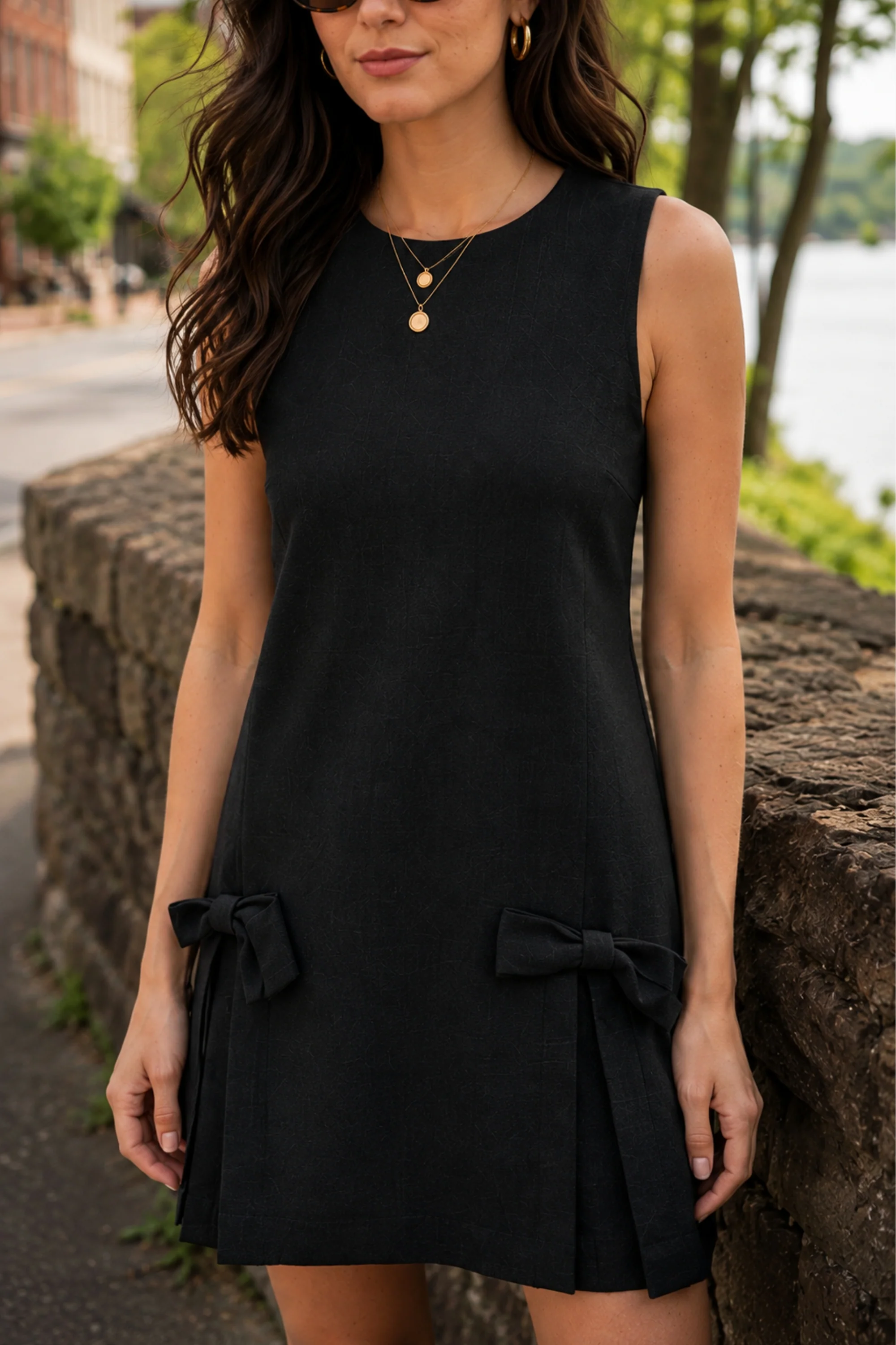 Tiana Black Bow Dress