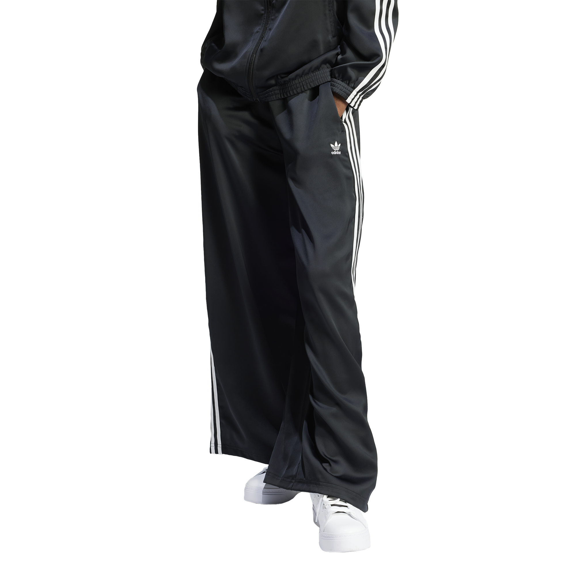 adidas Originals Satin Wide Leg Track Pants