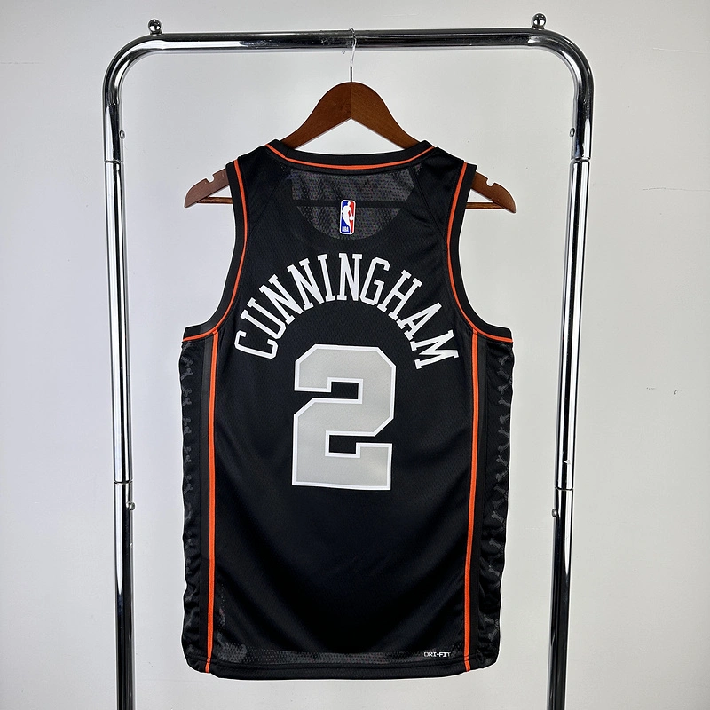 2024 NBA Detroit Pistons 2 CUNNINGHAM Basketball Jersey