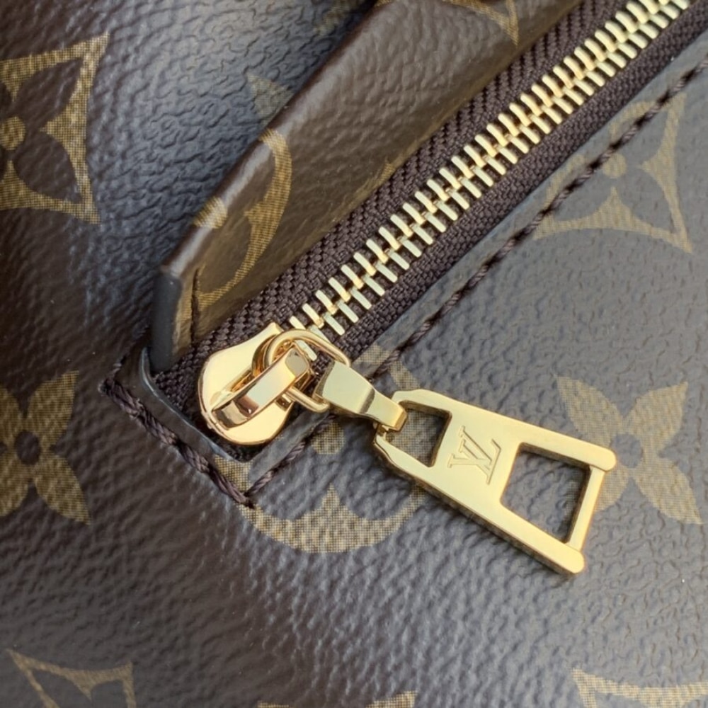 Louis Vuitton Montsouris PM Monogram Canvas Backpack Black 33cm M45515