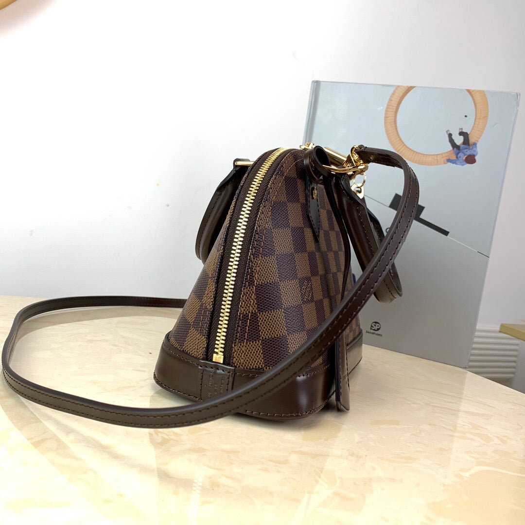 Louis Vuitton Alma Bb Damier Ebene 23Cm