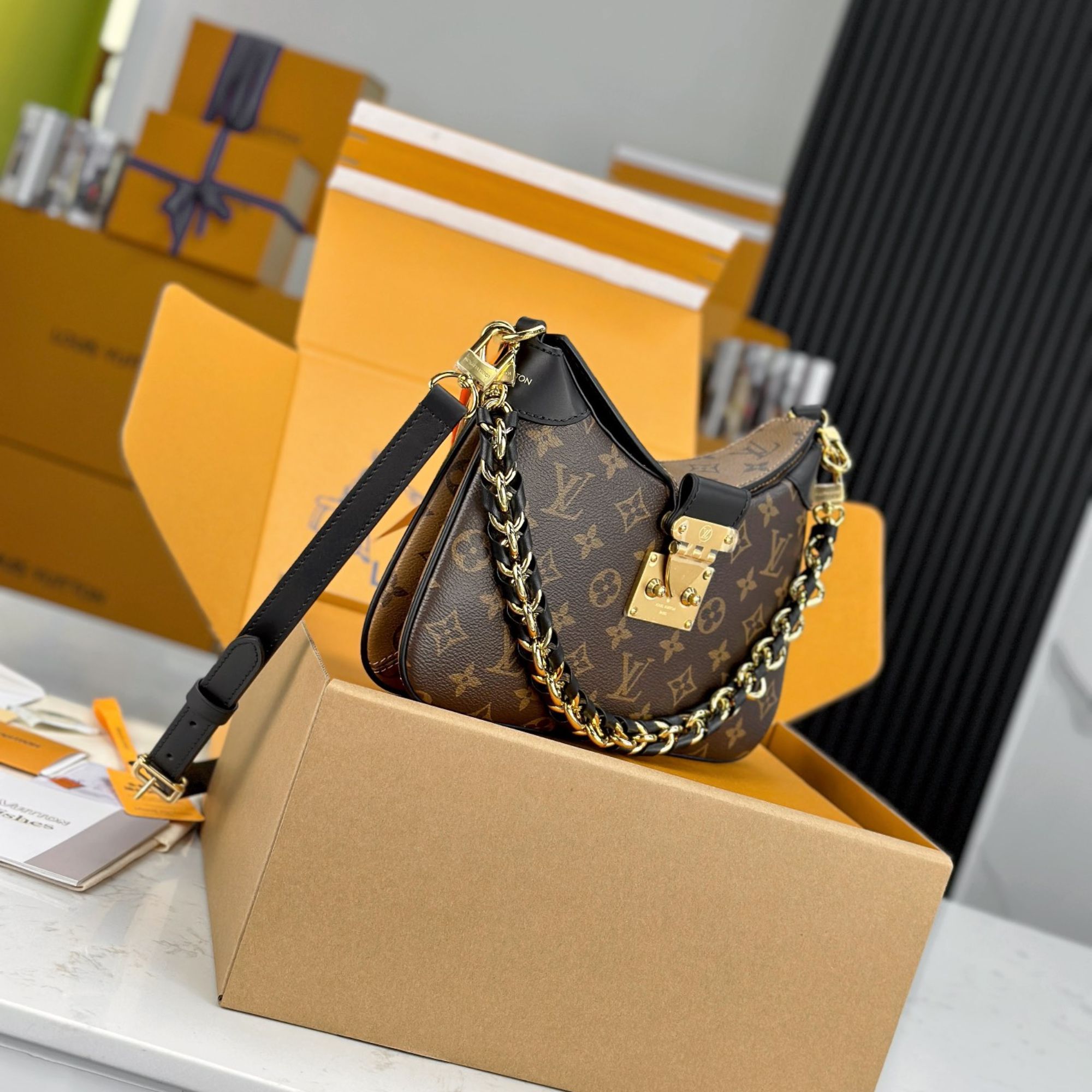 Louis Vuitton Lv Twinny Black M46659 29cm/11.4in