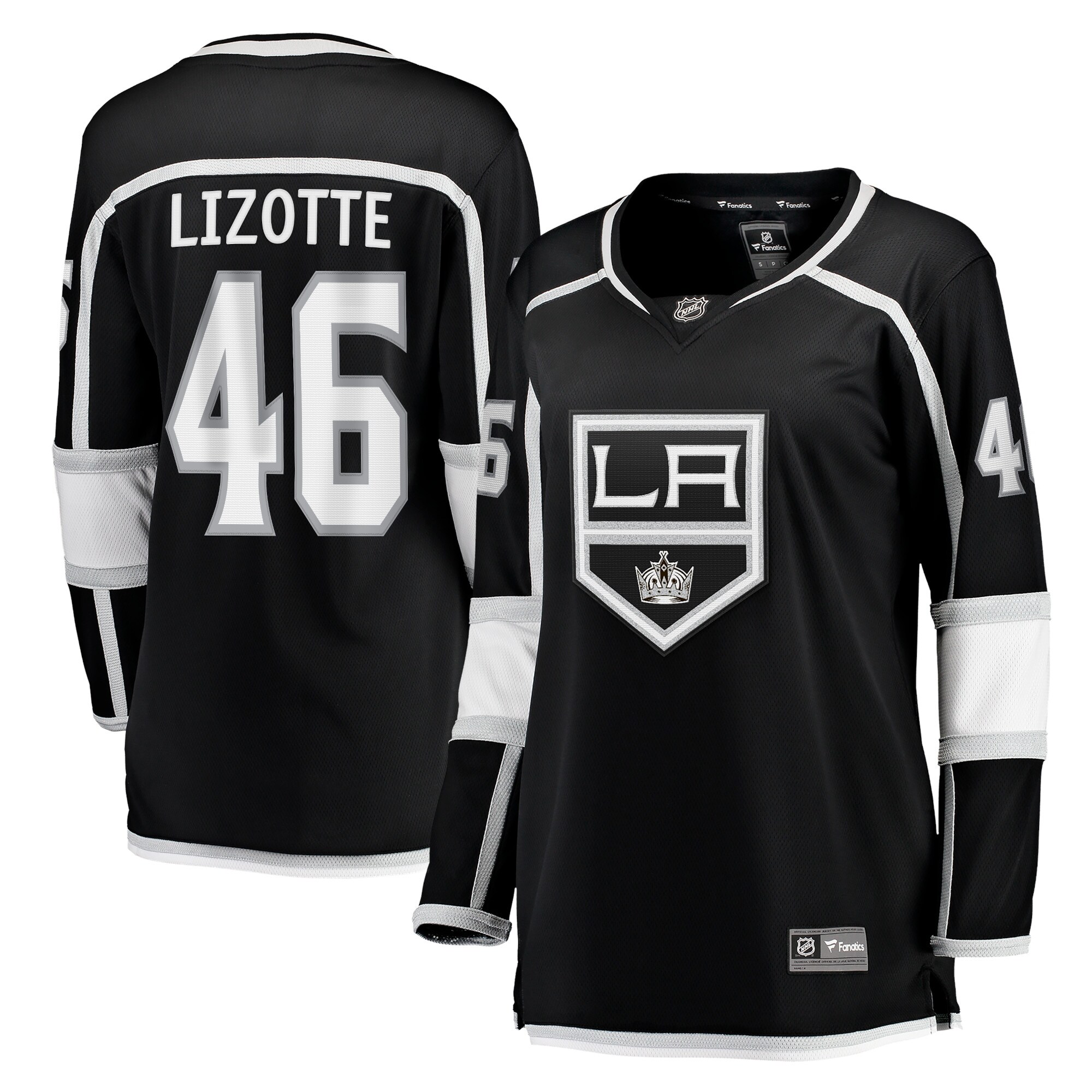 Blake Lizotte Los Angeles Kings Fanatics Women’s Home Breakaway Player Jersey – Black