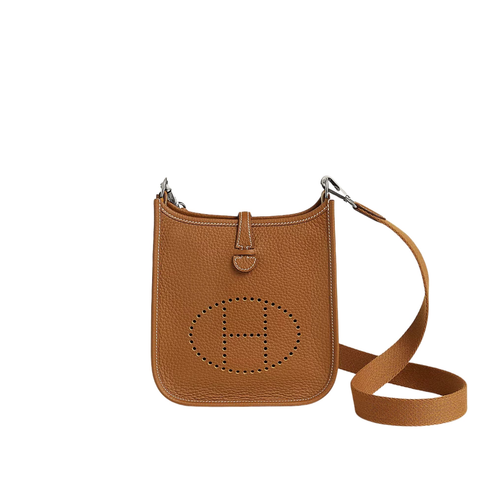 Hermes Evelyne 16 Hermes Mini Evelyne Brown 18cm