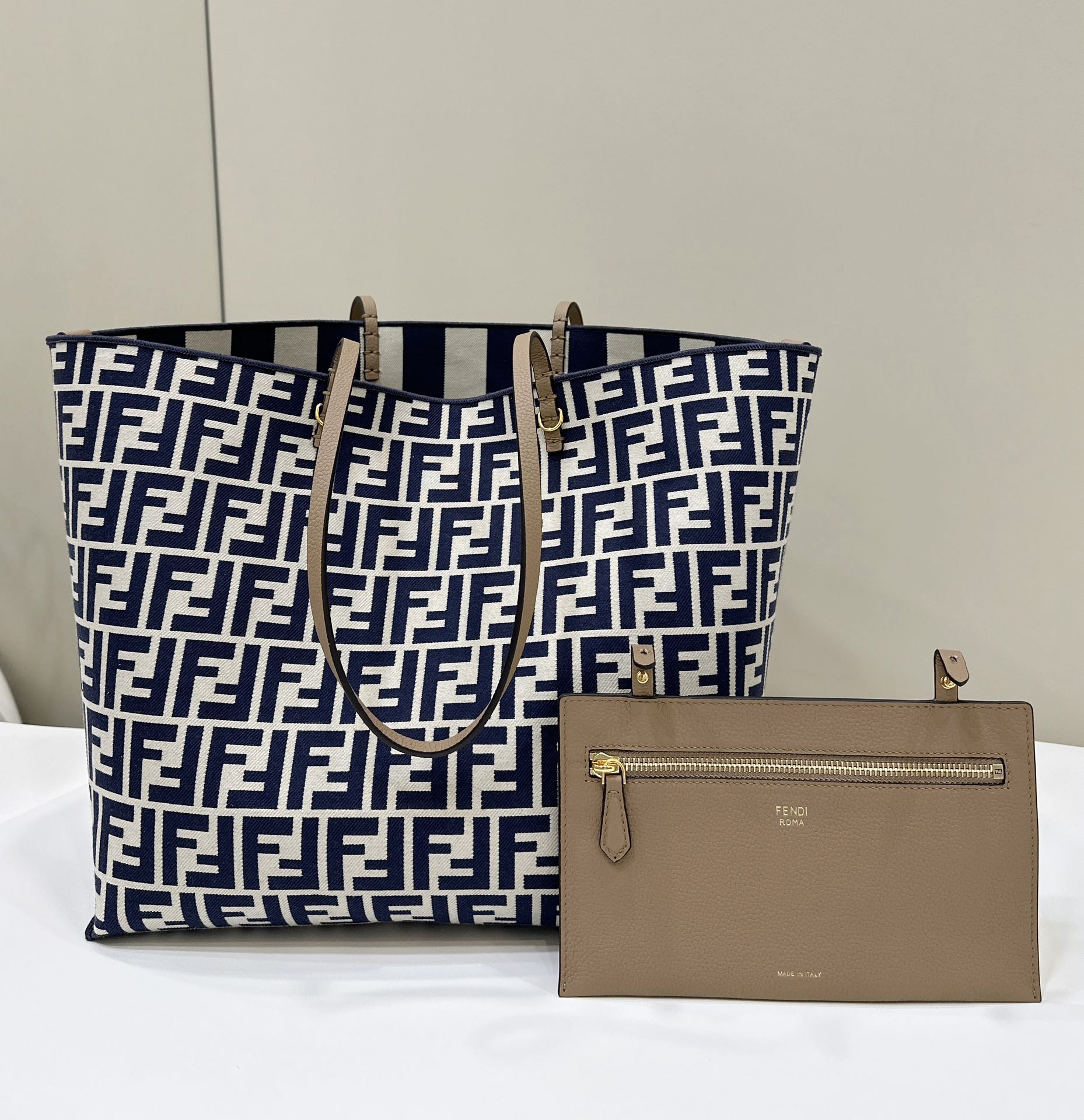 FENDI-Roll reversible tote-Large