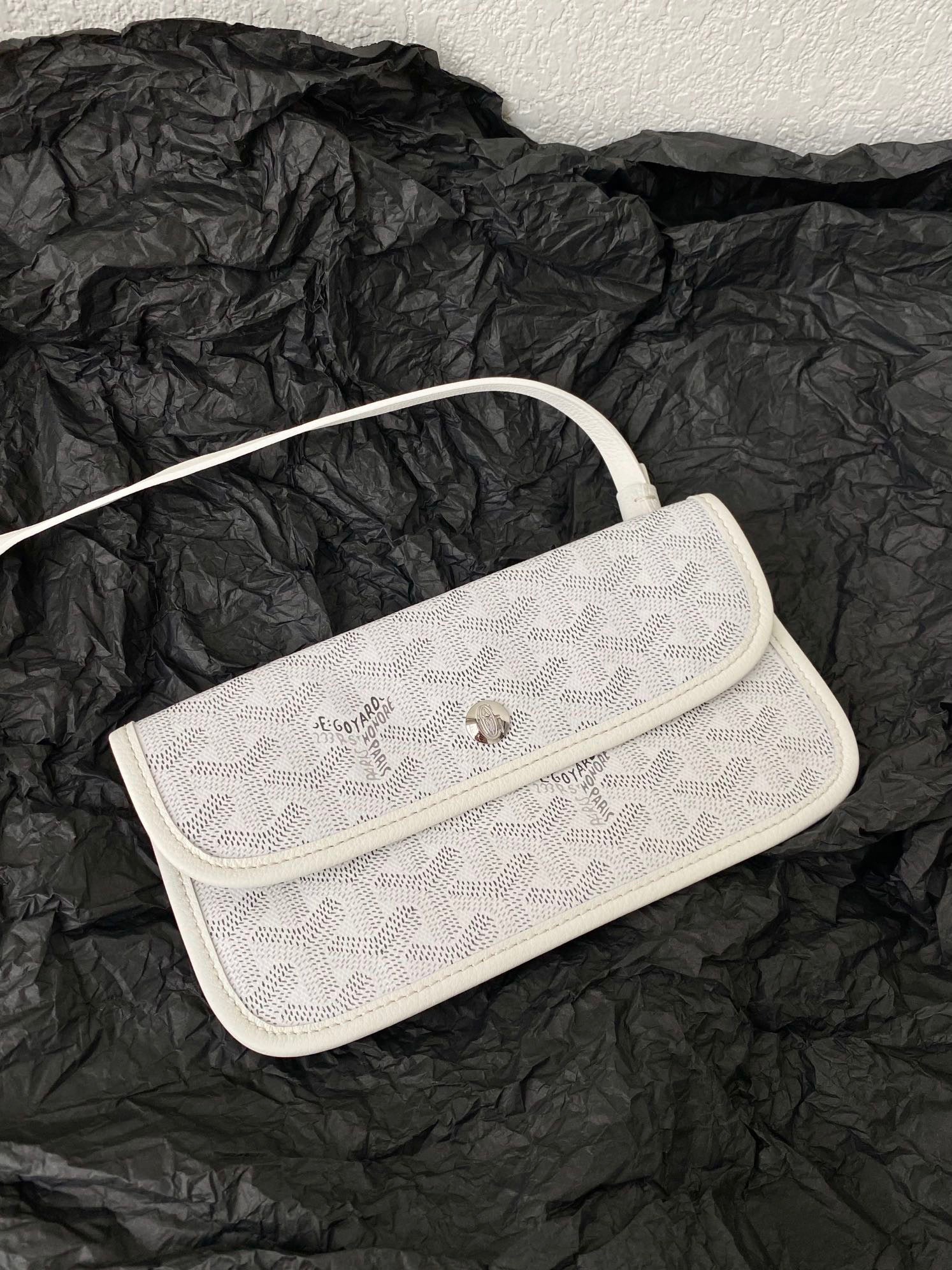 Goyard Saint Louis Gm 40Cm White Canvas