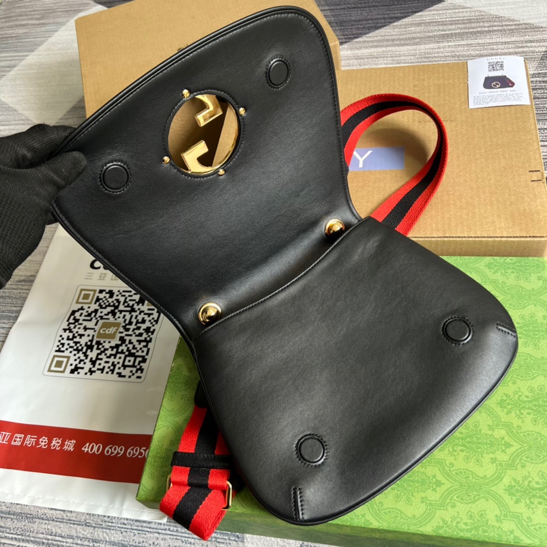 Gucci Blondie Medium Bag Black 29Cm 699210 UXXAG 1064