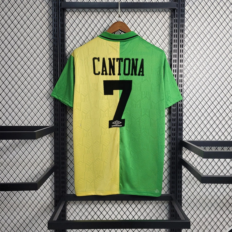 Retro 1992-94 Manchester United away CANTONA HUGHES KEANE Football jersey retro