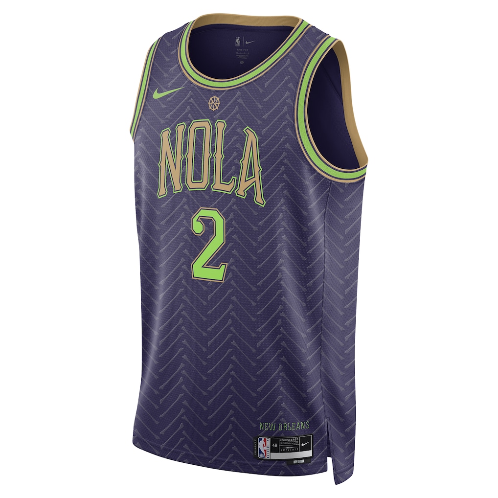 Unisex New Orleans Pelicans Herbert Jones Purple 2024/25 Swingman Jersey - City Edition