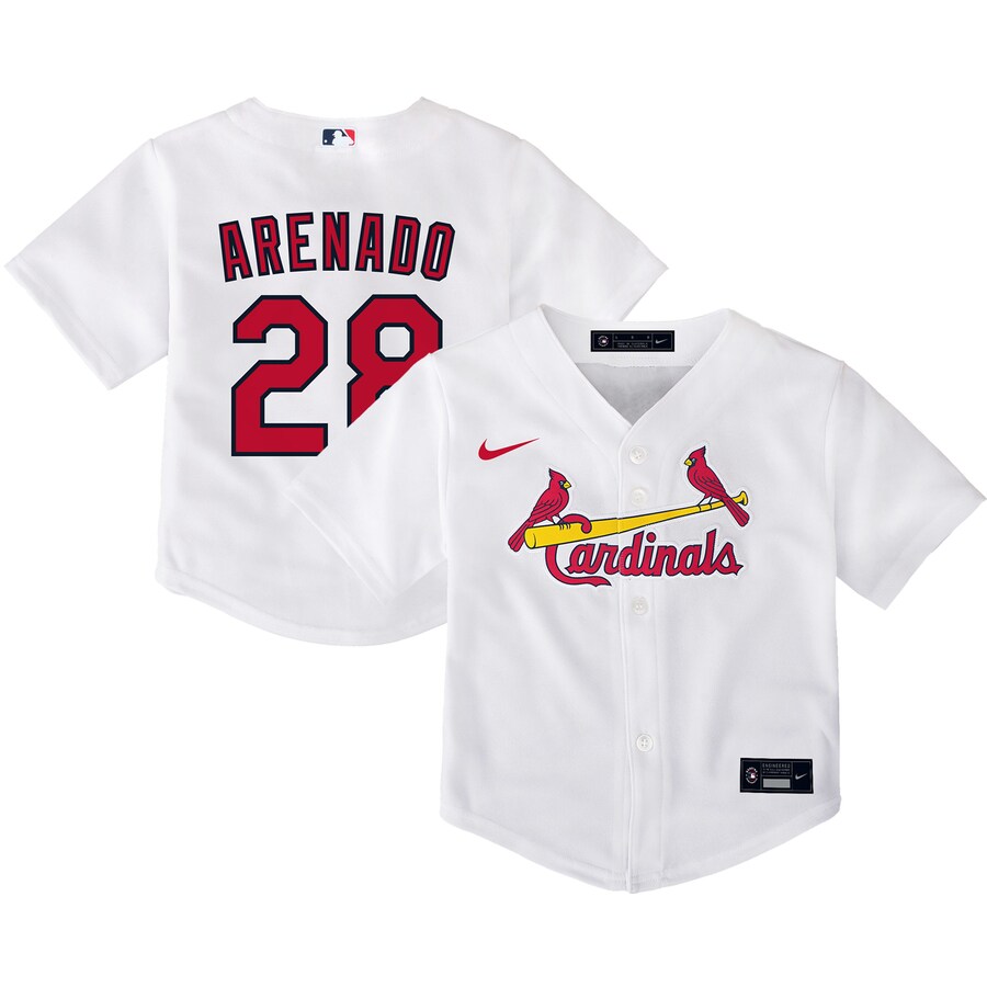 Nolan Arenado St. Louis Cardinals Toddler Home Player Jersey White